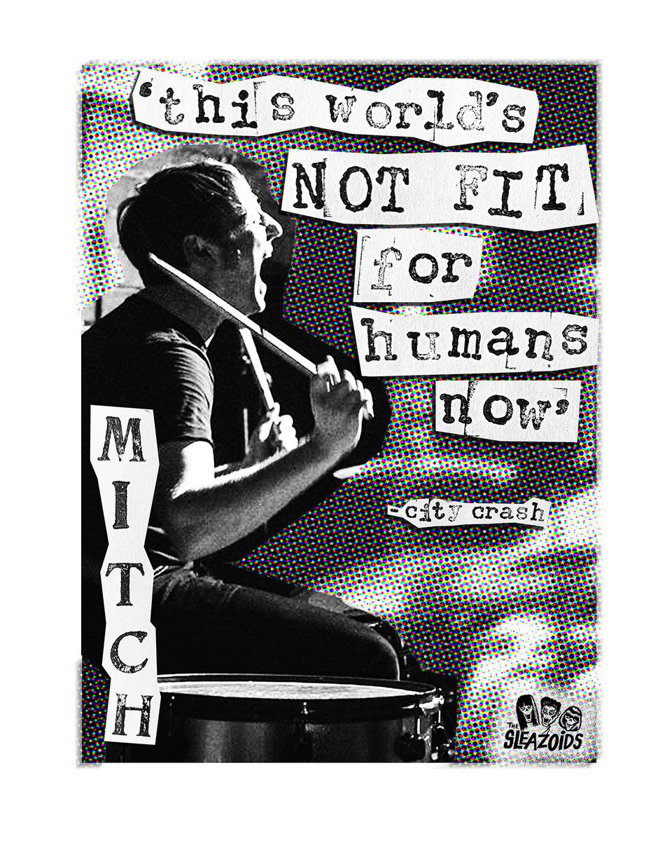 Set of three 8" x 10" Glossy Prints The Sleazoids