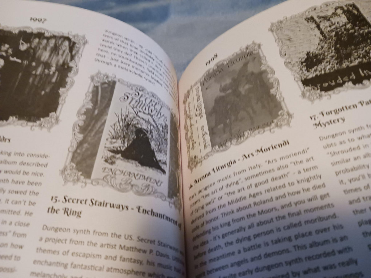 Soft cover "dungeoneer's guide" to one man's top 101 Dungeon Synth