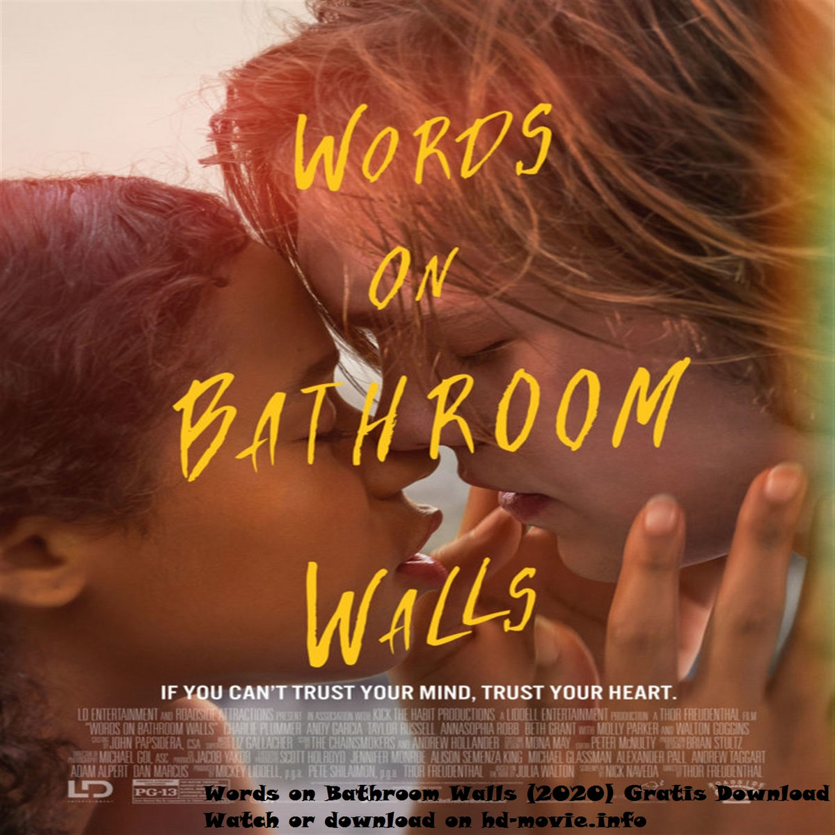 Words On Bathroom Walls Movie Diagnosed with a mental illness halfway