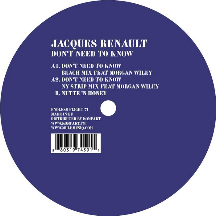 Don't Need To Know Jacques Renault