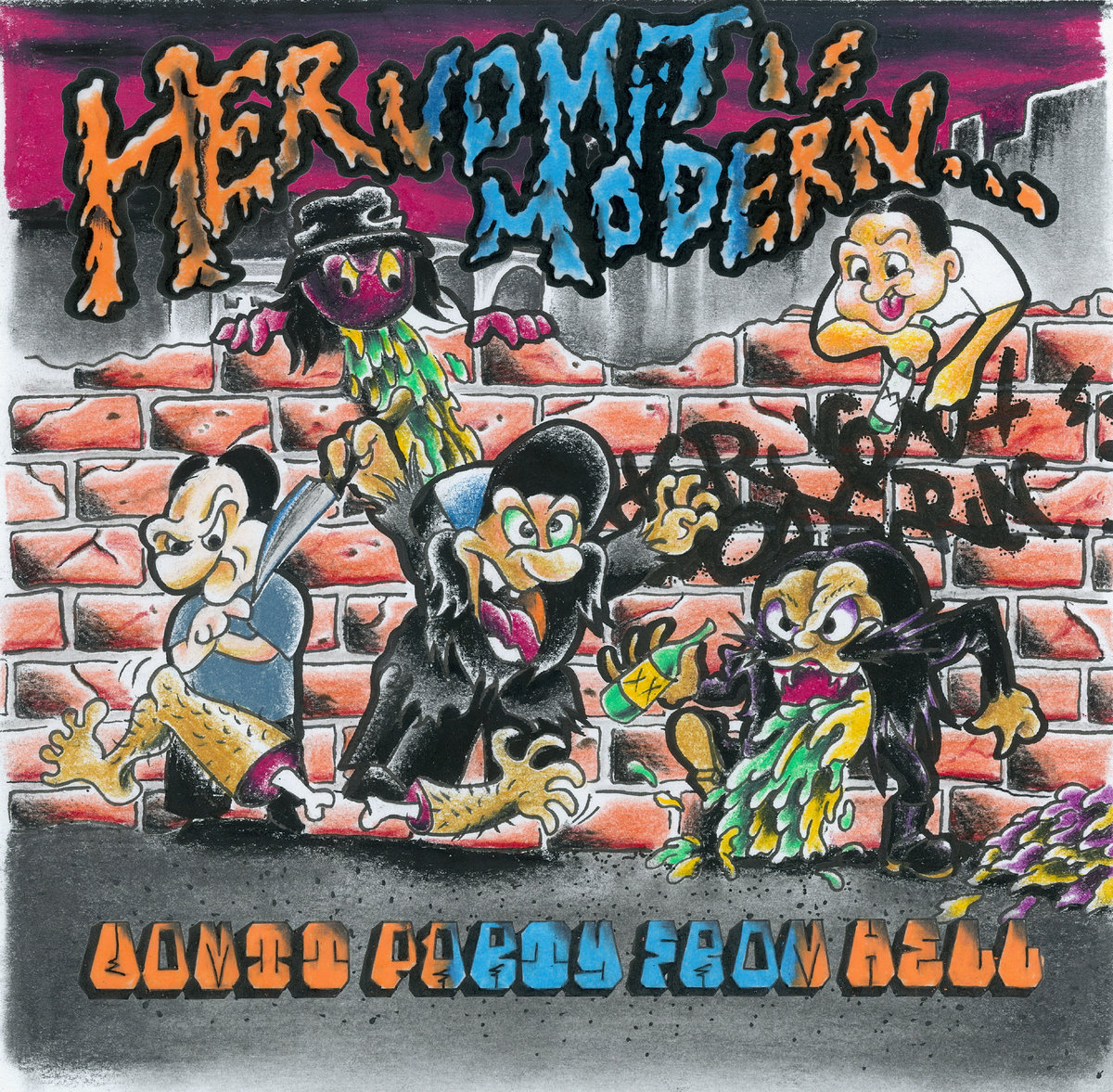 Vomit boyz fight against the hangover Her Vomit is Modern...