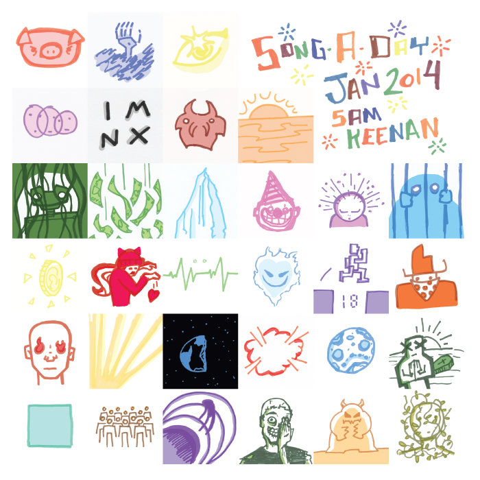 SongADay 2014 Sam Keenan