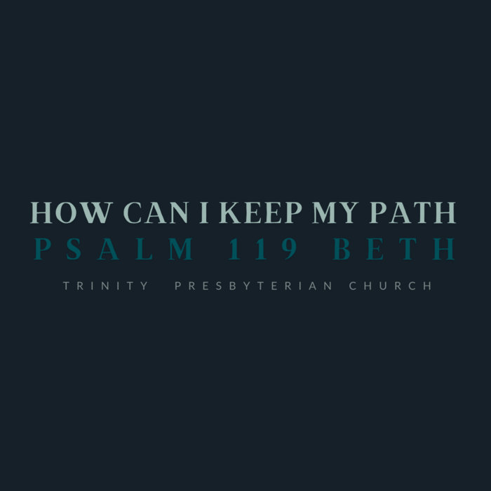 How Can I Keep My Path Psalm 119 BETH Trinity Presbyterian Tuscaloosa