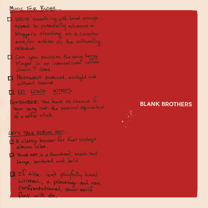 Placeholders Blank Brothers Blank Brothers Recordings