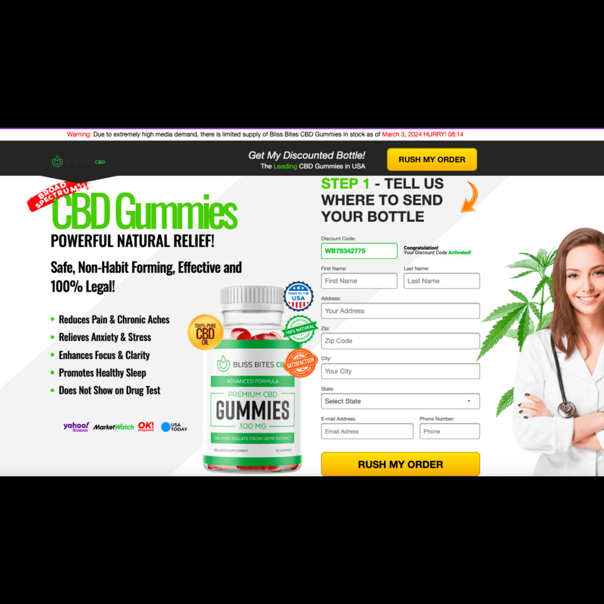 Bliss Bites CBD Gummies Is It Legit? Real Benefits Or Just a Scam
