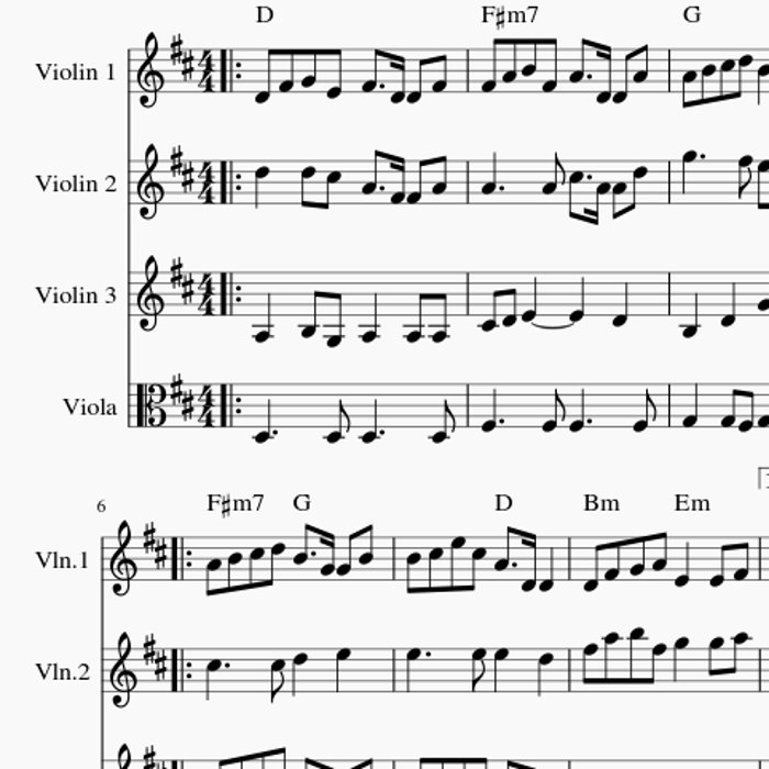 Arnside Celtic String Quartet, Trio or Duo Sheet Music Celtic