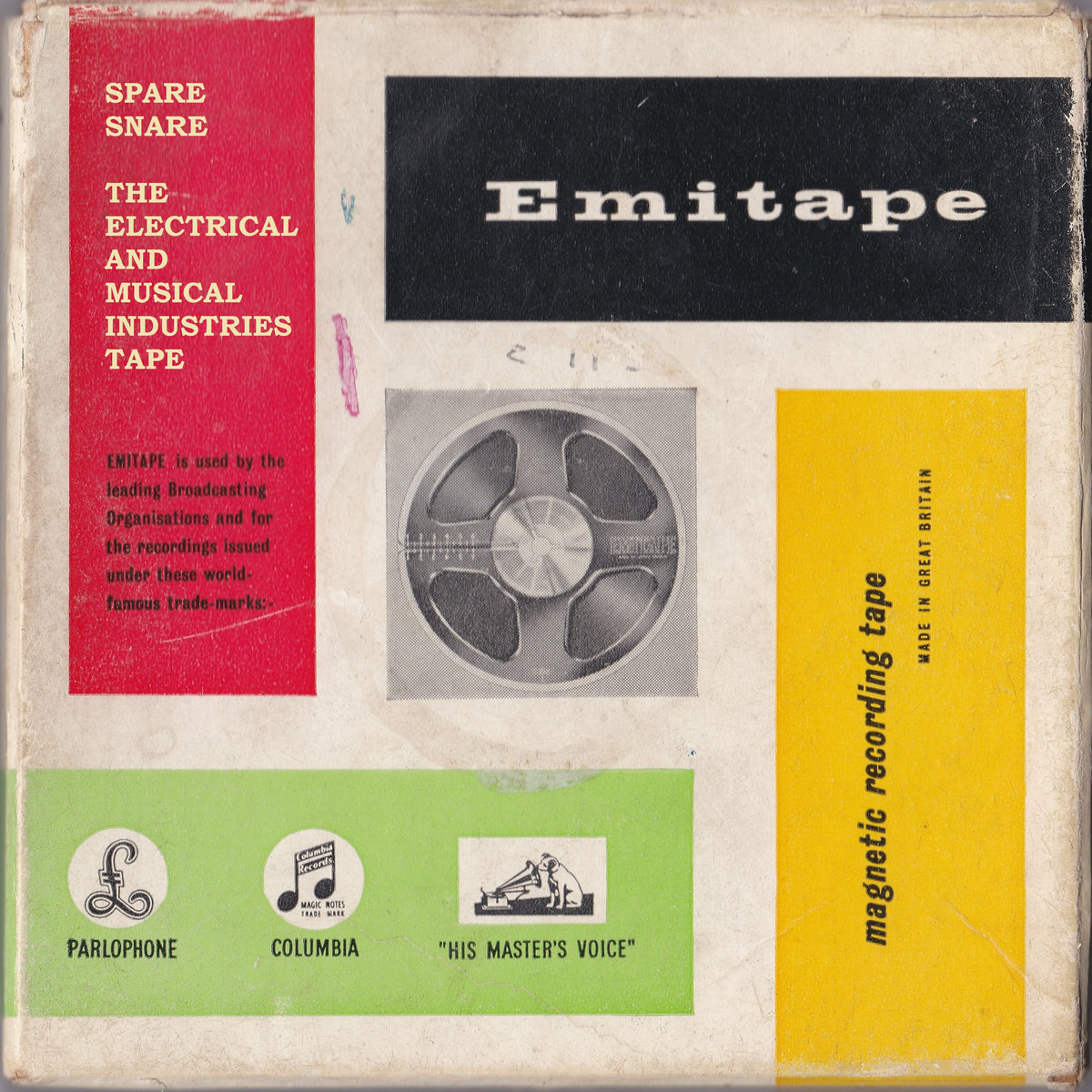 The Electrical and Musical Industries tape Spare Snare