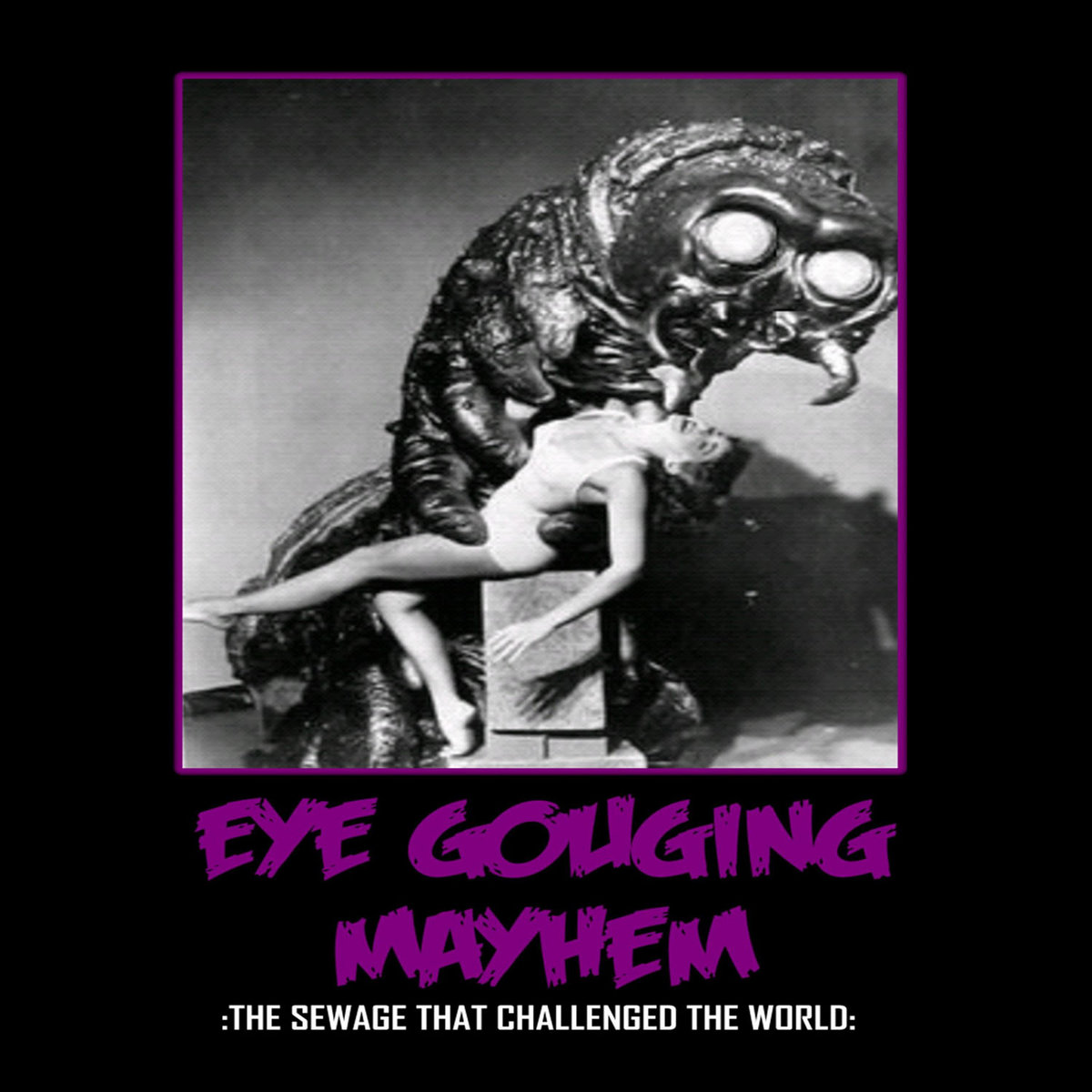 EYE GOUGING MAYHEM "THE SEWAGE THAT CHALLENGED THE WORLD" Cat Basket