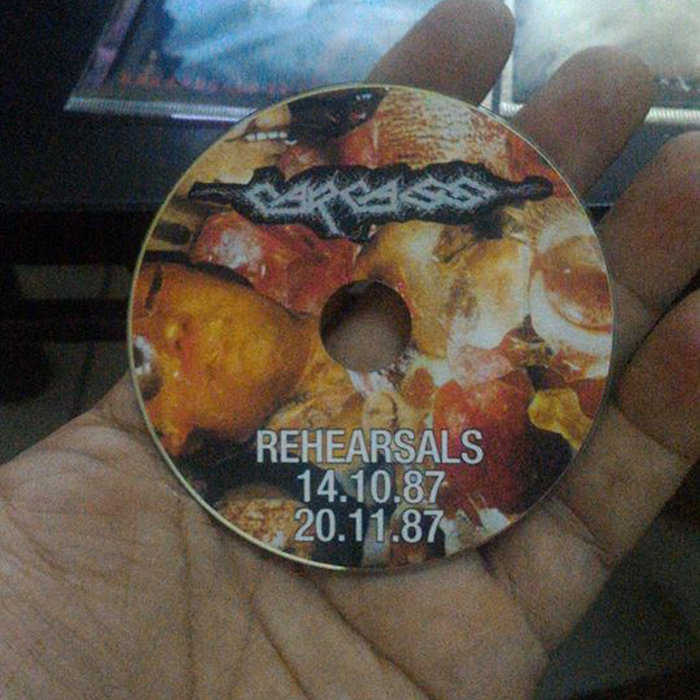 carcass 1987 rehearsals 14.10.87 / 20.11.87 Old Grindered Days