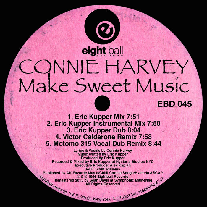 Make Sweet Music Primary Eric Kupper & Connie Harvey Eightball Records