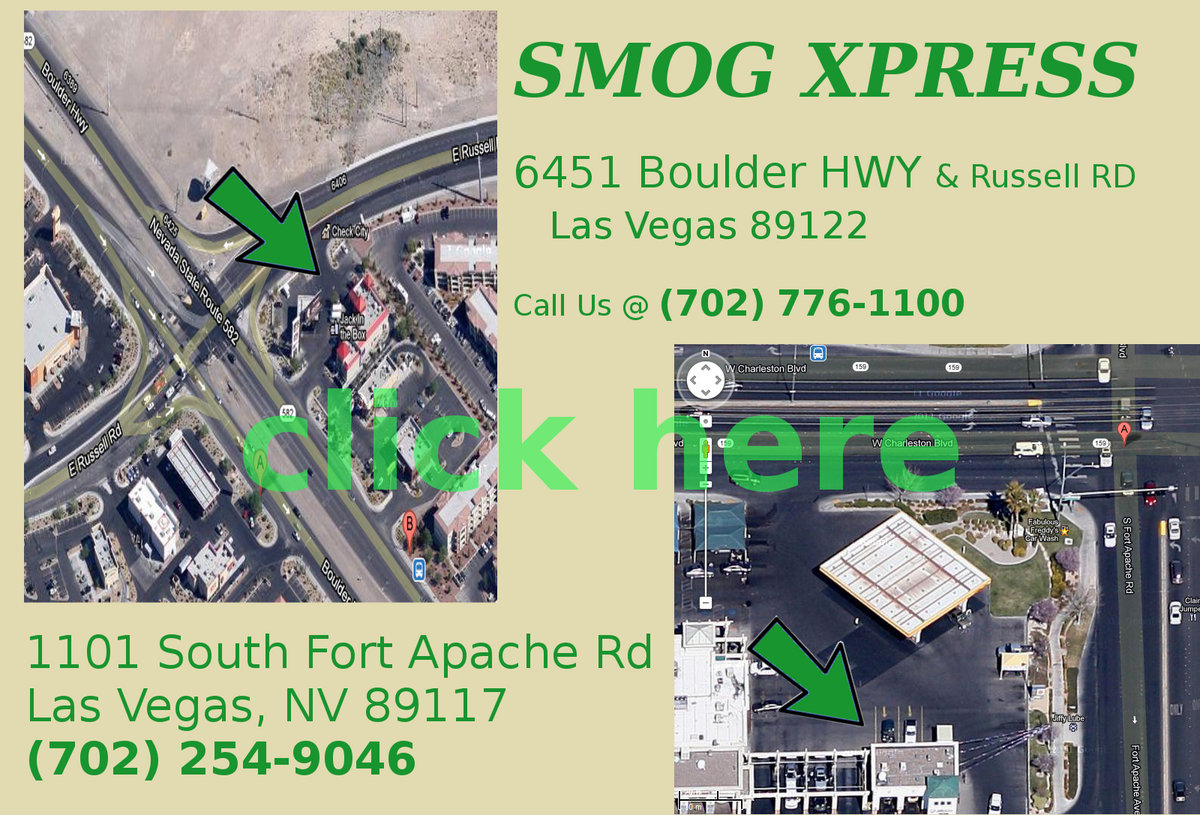 Smog Check Stations, NVDMV Authorized 1Gas/Diesel Testing Site