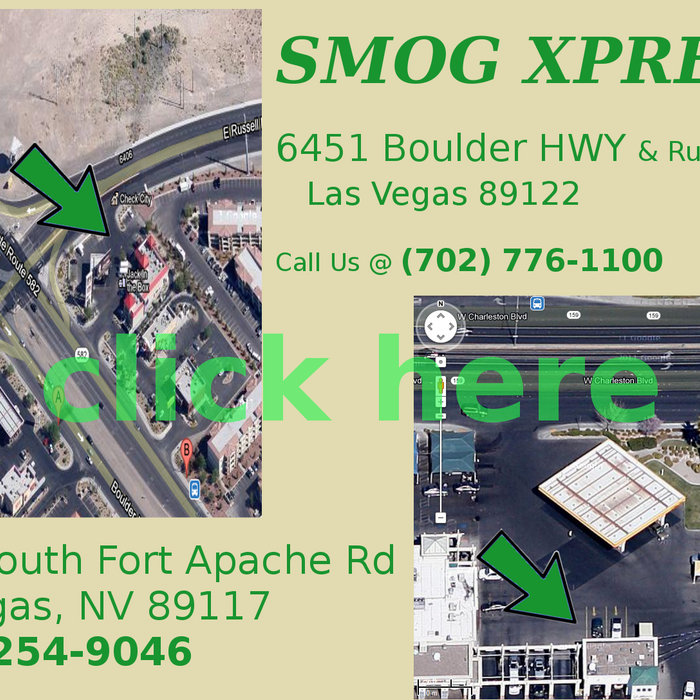 Smog Check Stations, NVDMV Authorized 1Gas/Diesel Testing Site