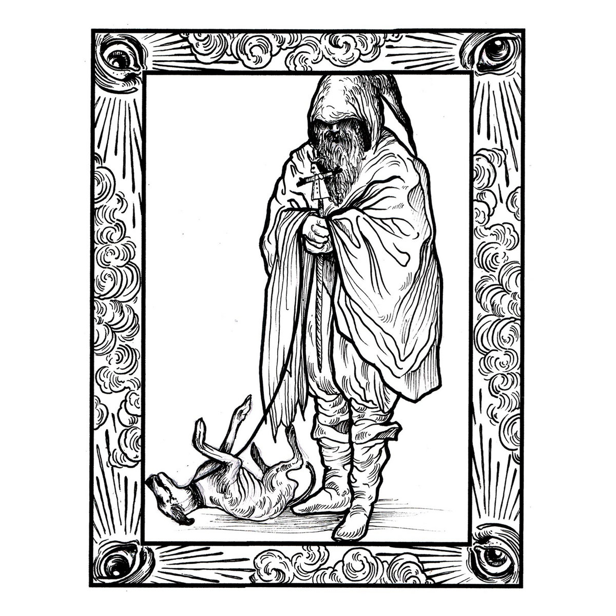 Irresistible Nebula In The Iris Of A Holy Fool (St Simeon Salus