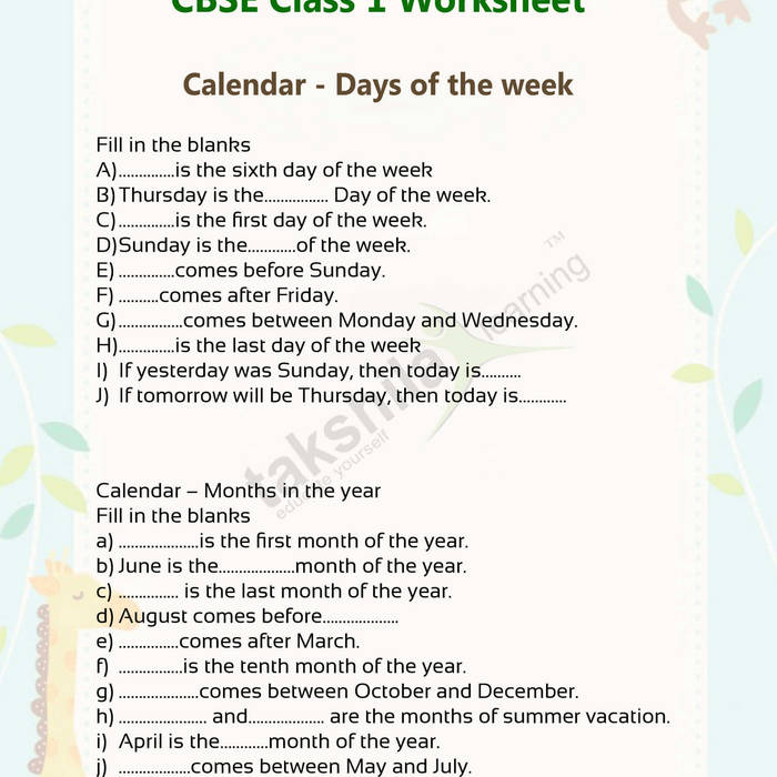 Summer Vacation English Homework For Grade 4 Nermaeg toddmennava