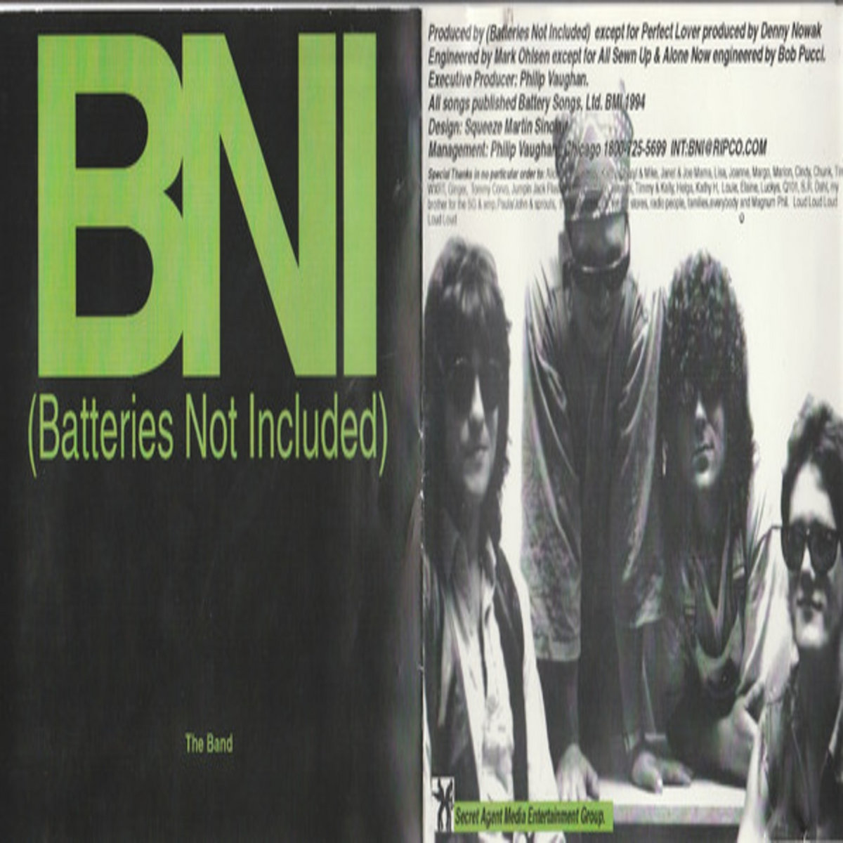 Batteries Not Included The Band 1994 Lp 13 songs All Songs