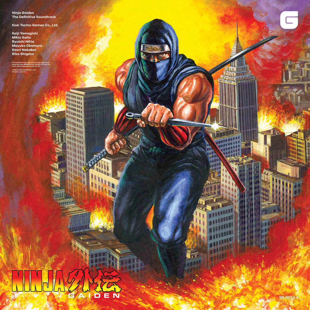 Ninja Gaiden The Definitive Soundtrack Vol. 1 + 2 Koei Tecmo Games Co