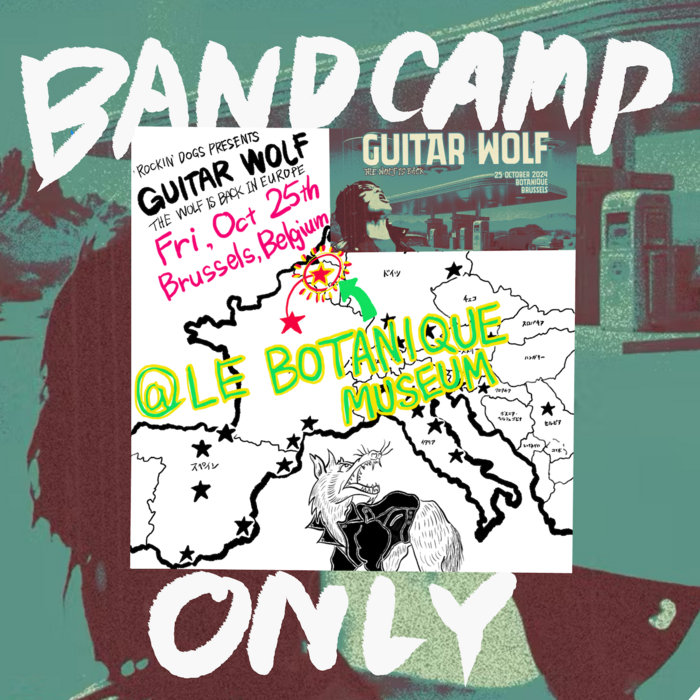 THE WOLF IS BACK IN EUROPE 2024 Live at Bruxelles punk rock, noise