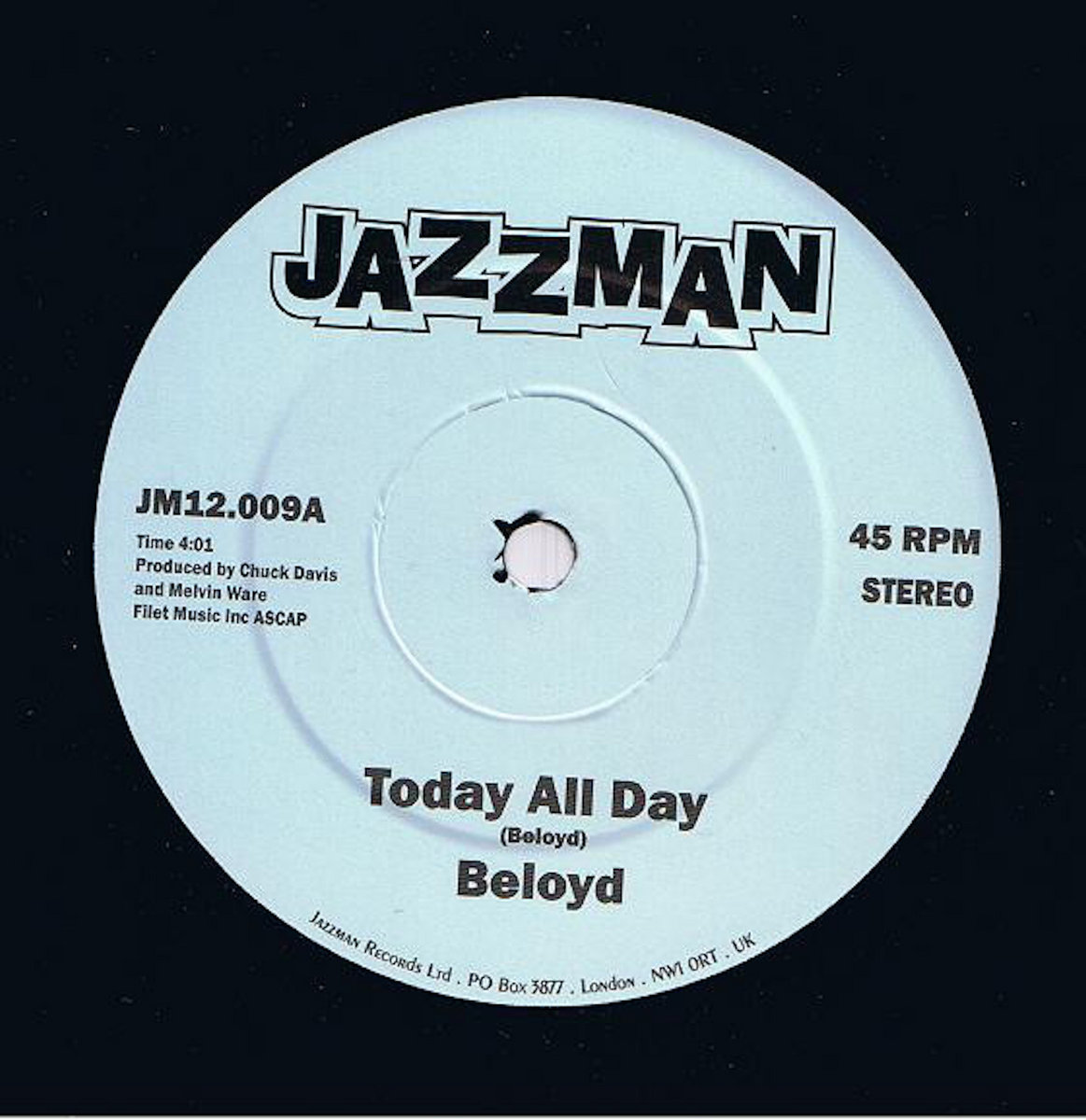 Today All Day / Get Into To Your Life Beloyd Jazzman 12s