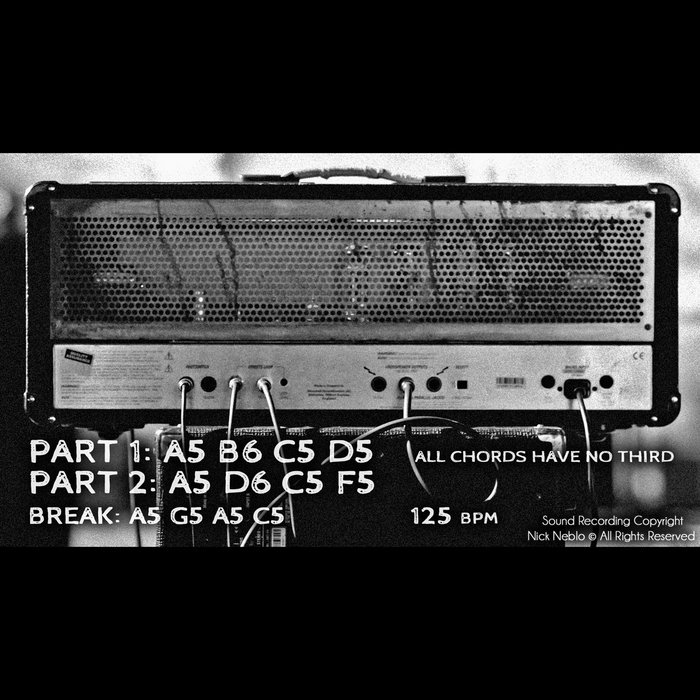 Rock Power Chords Guitar Backing Track A Minor Pentatonic Jam Nick Neblo Backing Tracks