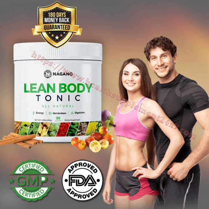 Nagano Lean Body Tonic (2024 SALE ALERT!) Blend of Exotic Nutrients To