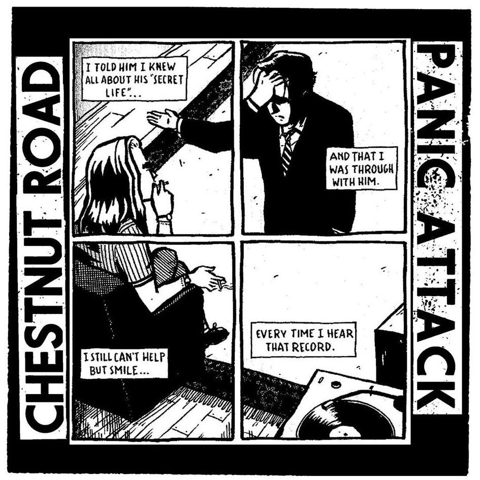 Chestnut Road / Panic Attack! split 7" Rad Girlfriend Records