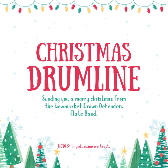 Christmas Drumline Concert 2023 Jack Earle (Drum Major) Newmarket