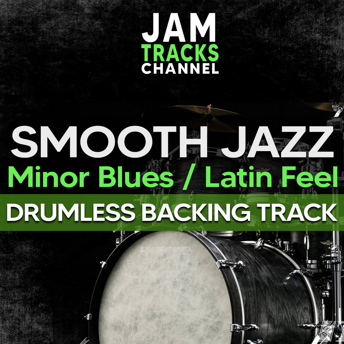 Smooth Jazz Latin Feel Minor Blues (Drumless Backing Track