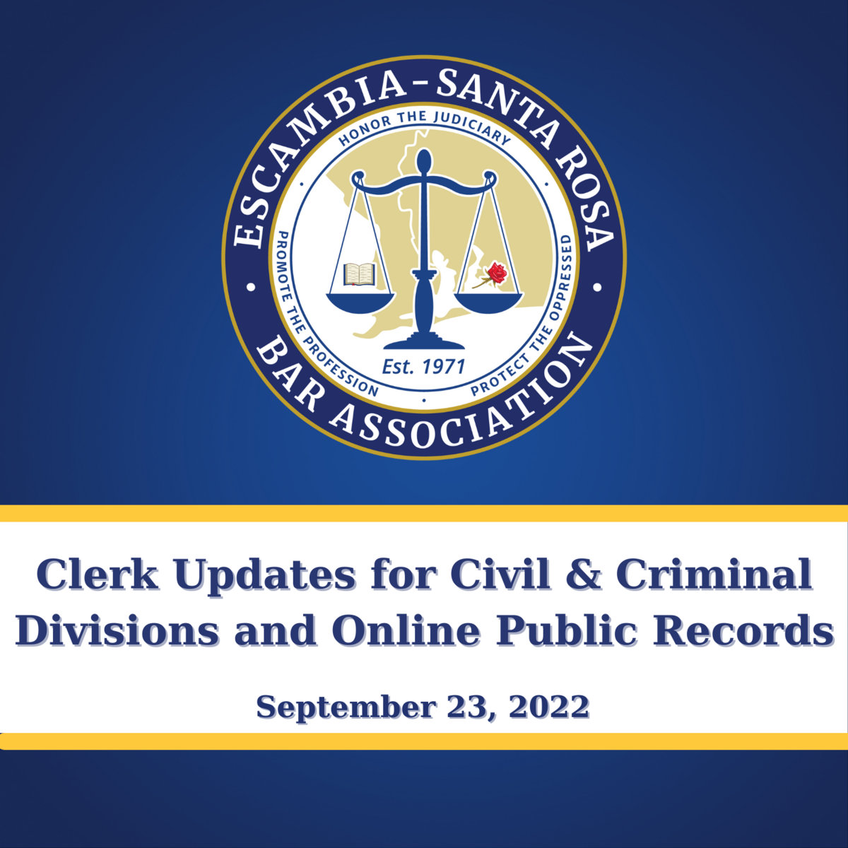 Clerk Updates for Civil & Criminal Divisions and Online Public Records