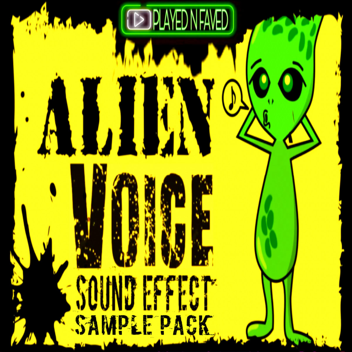 Alien Voice Sample Sound Effect Pack Played N Faved