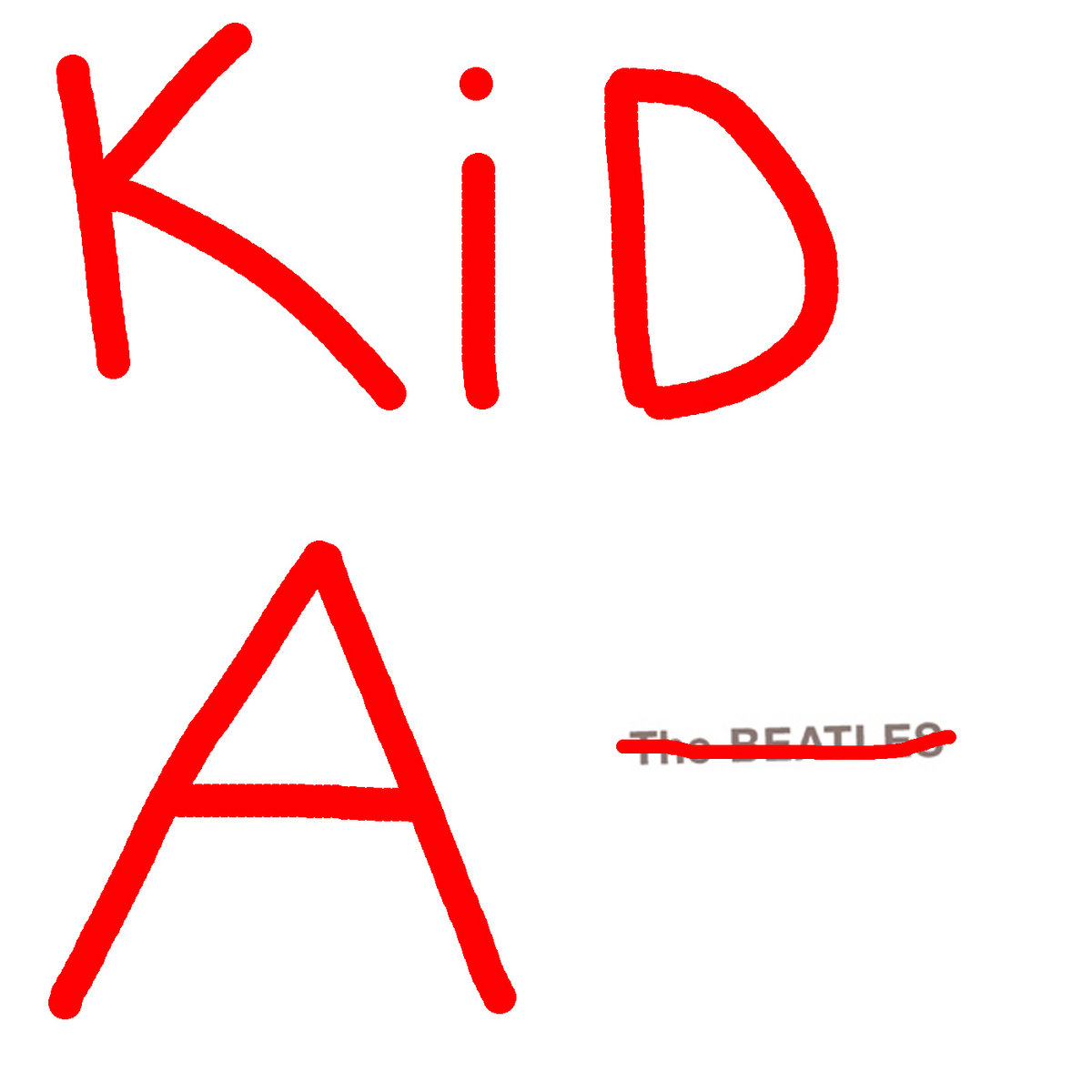 The Beatles Kid A Hand Canyon