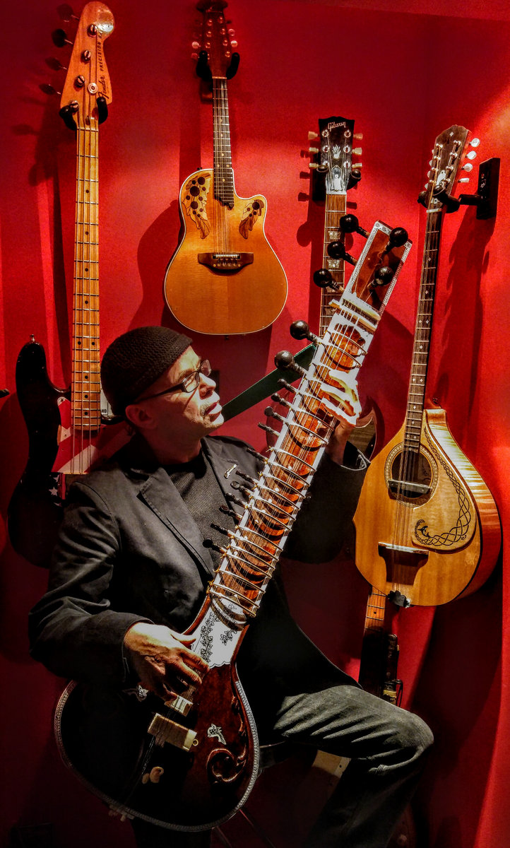 Island Sitar (solo sitar album) K Brault and guests Kenny Brault