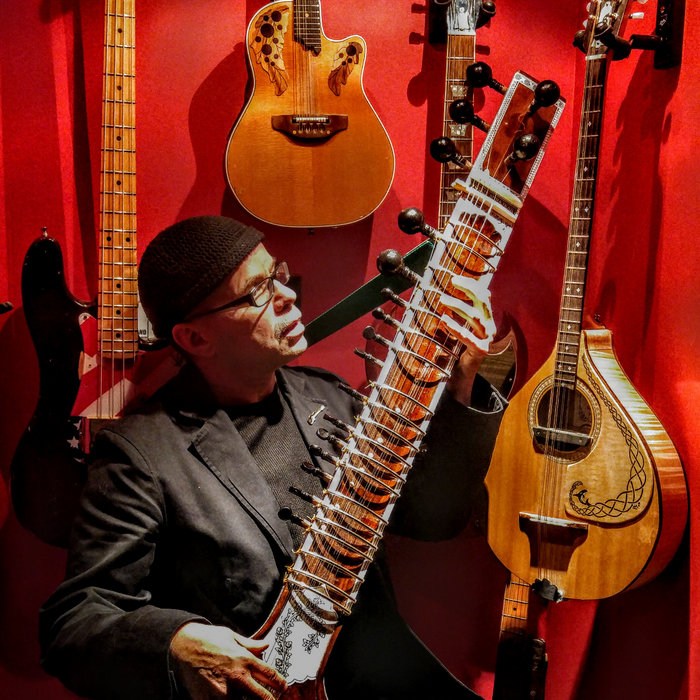 Island Sitar (solo sitar album) K Brault and guests Kenny Brault