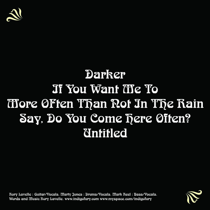 Darker EP Indigo Fury