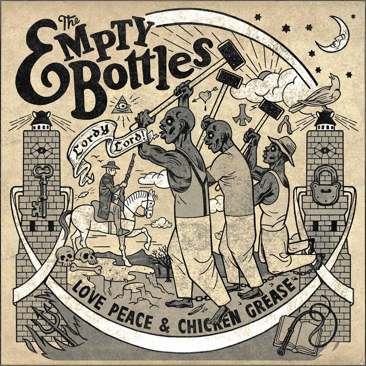 LOVE, PEACE & CHICKEN GREASE EMPTY BOTTLES RUFUS RECORDINGS