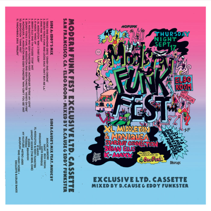 Modern Funk Fest SF Mixtape Eddy Funkster / B. Cause MoFunk Records