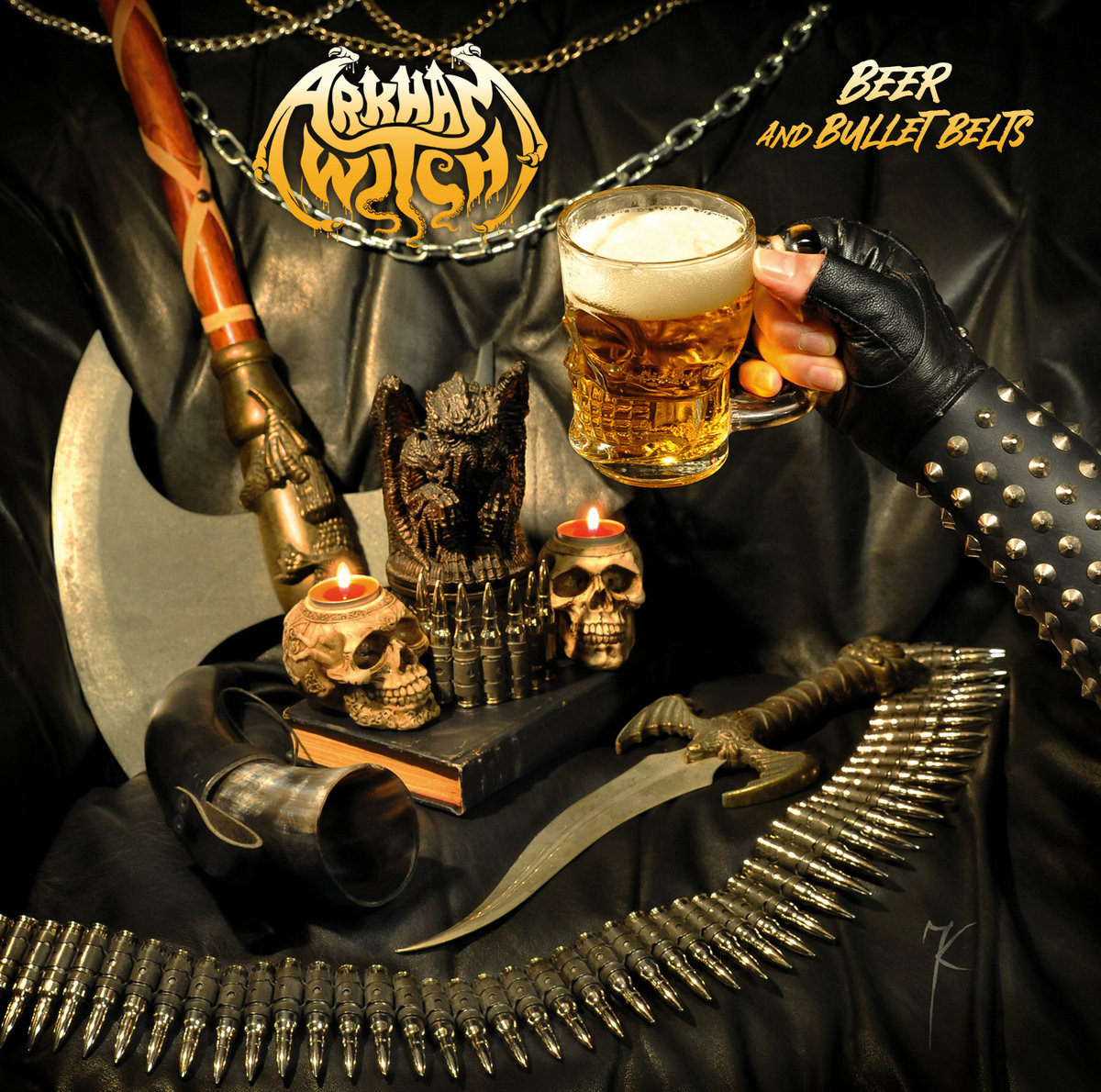 ARKHAM WITCH "Beer and Bullet Belts" Metal On Metal Records