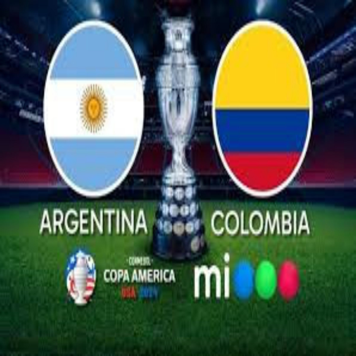 RCN EN VIVO Colombia vs. Argentina ONLINE canal de TV gratis final