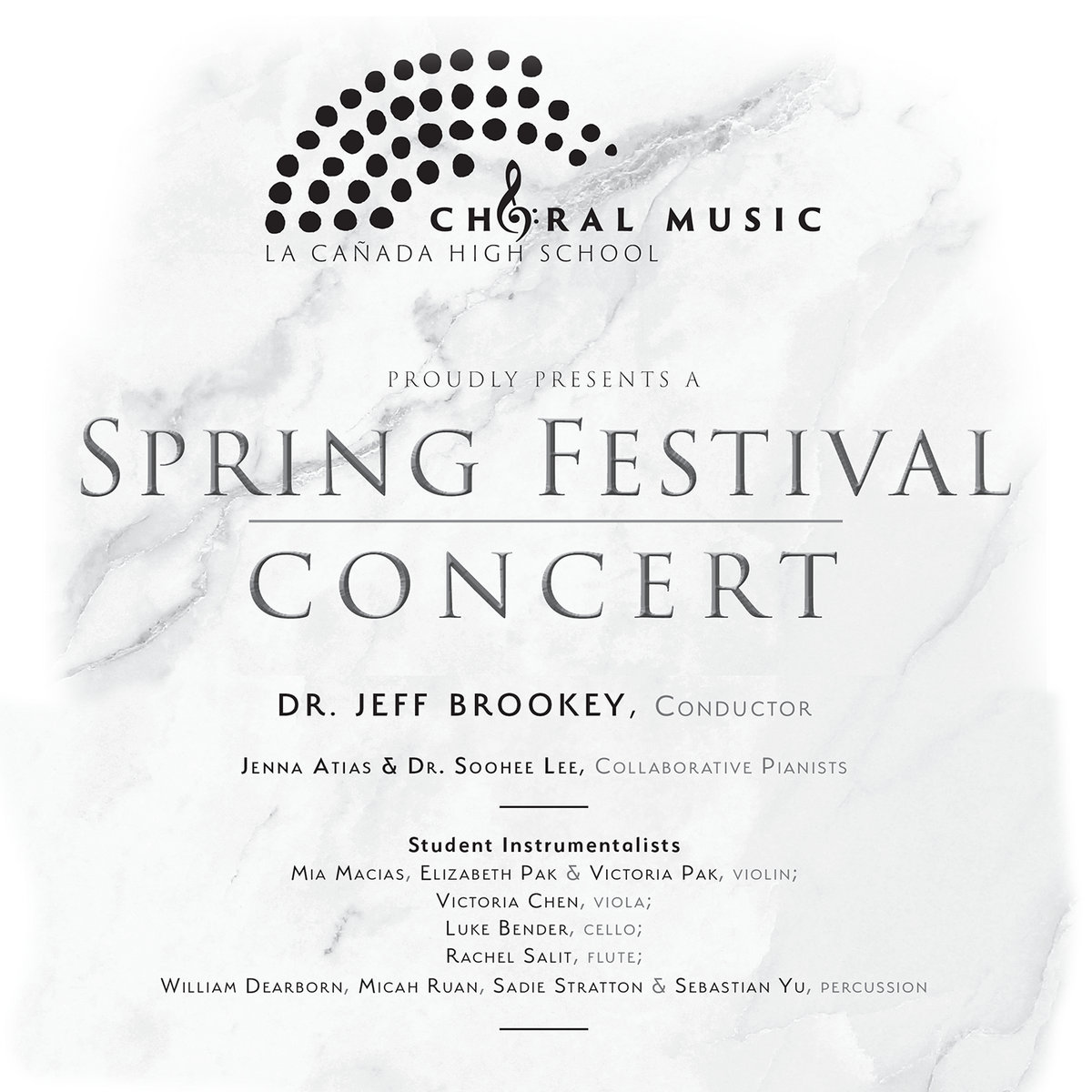 2023 Spring Festival Concert La Canada High School Choral Music