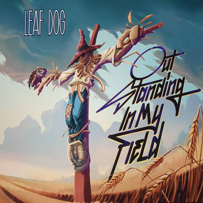 Outstanding In My Field Leaf Dog