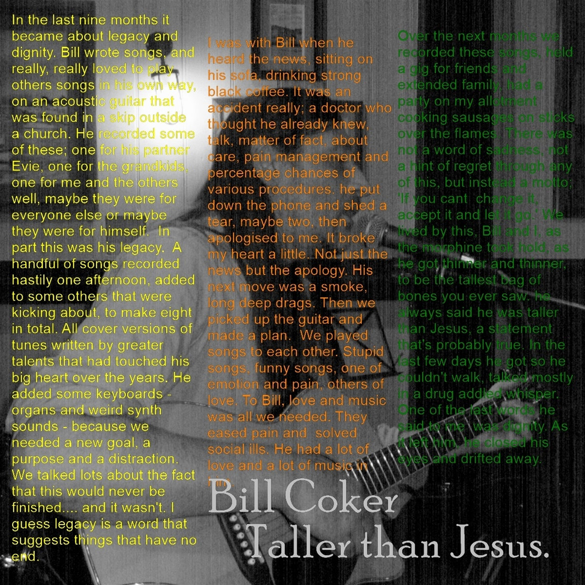Taller than Jesus Bill Coker