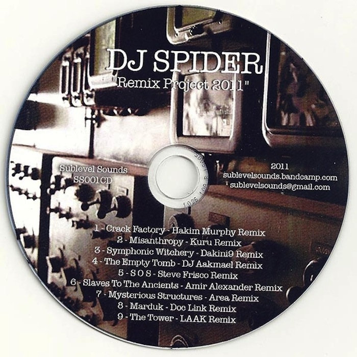 "Remix Project 2011" DJ Spider (CD SOLD OUT, digital now available
