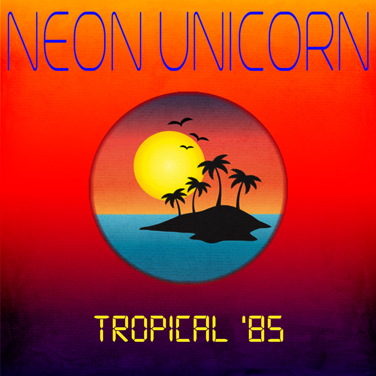 Tropical '85 Neon Unicorn