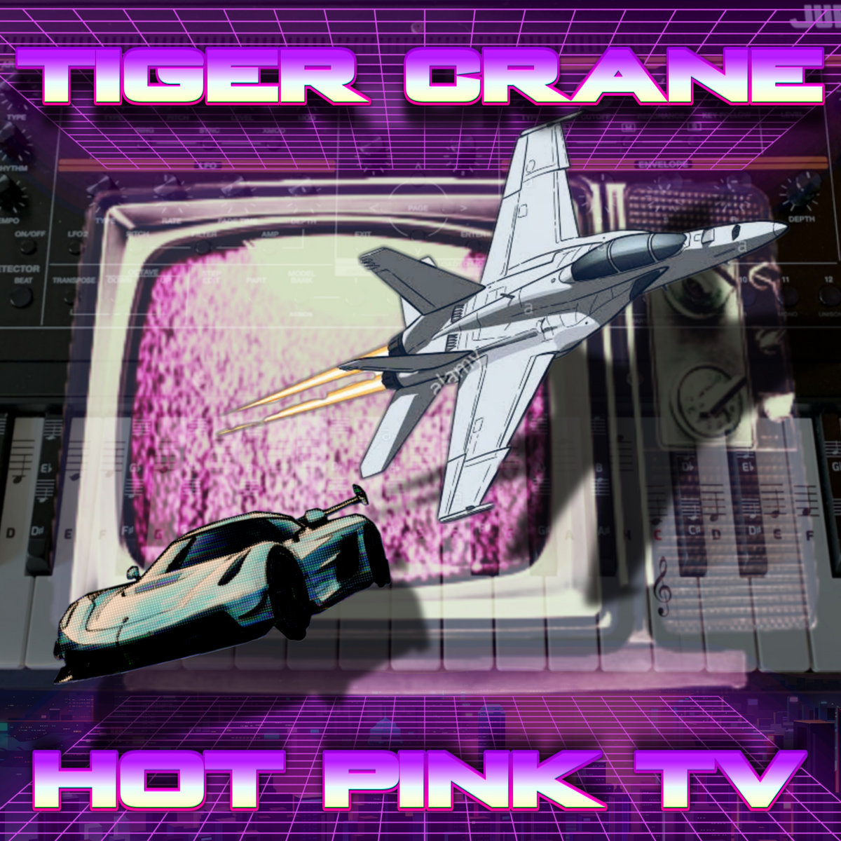 Hot Pink TV Tiger Crane