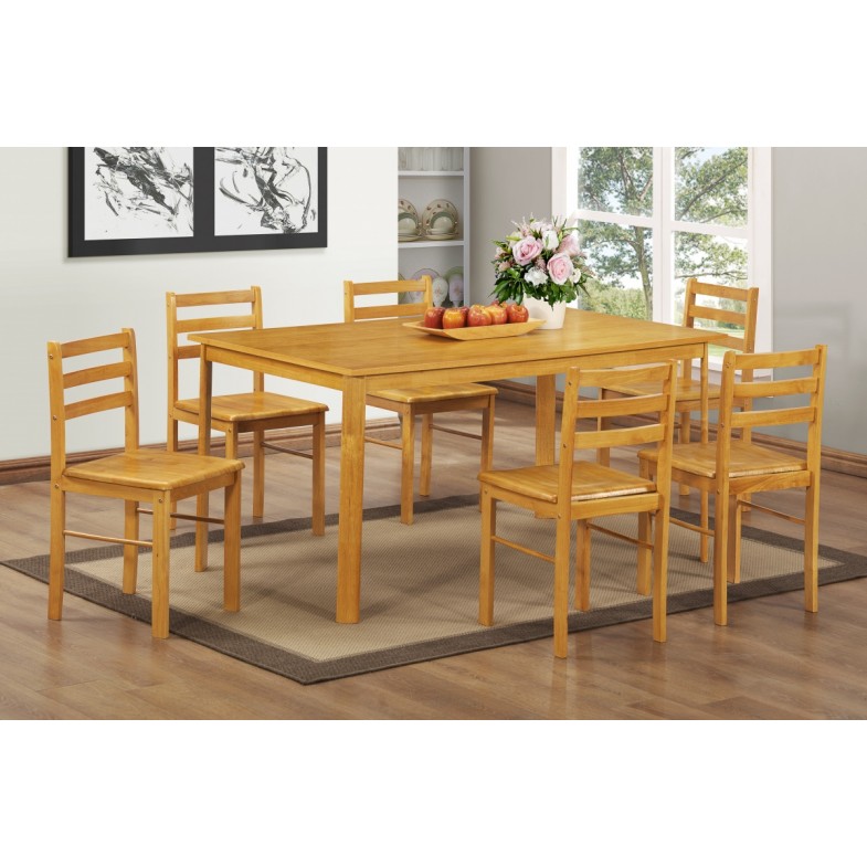 York Dining Set 6 Chairs