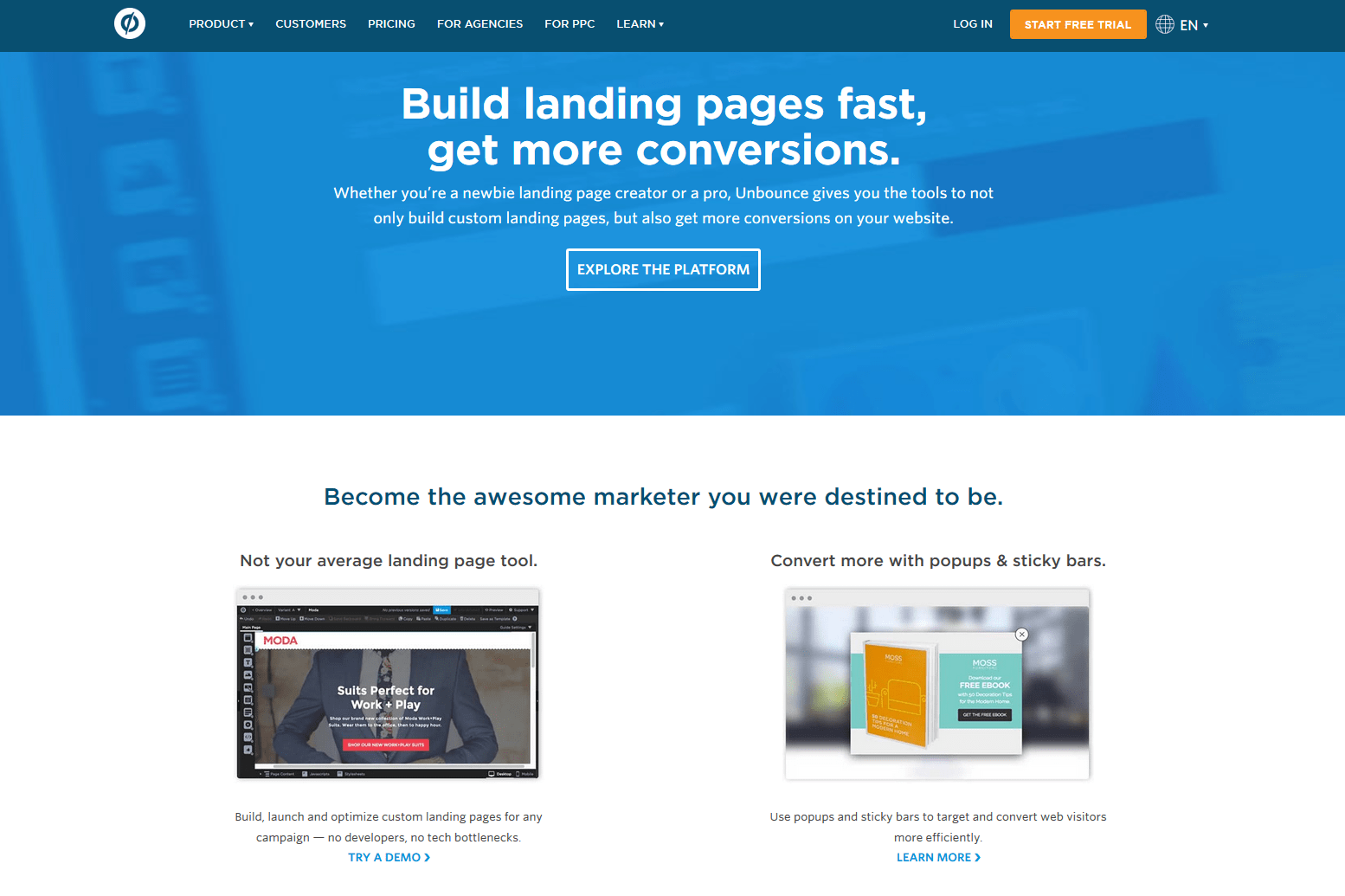 How much does it cost to create a custom landing page?