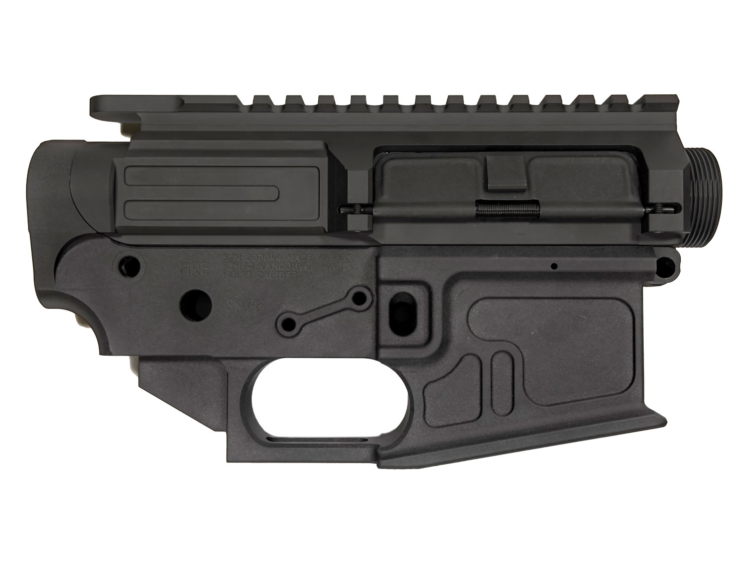 F5 MFG AR15 BILLET LOWER & UPPER RECEIVER SET W/ DUST COVER + BCG (NO