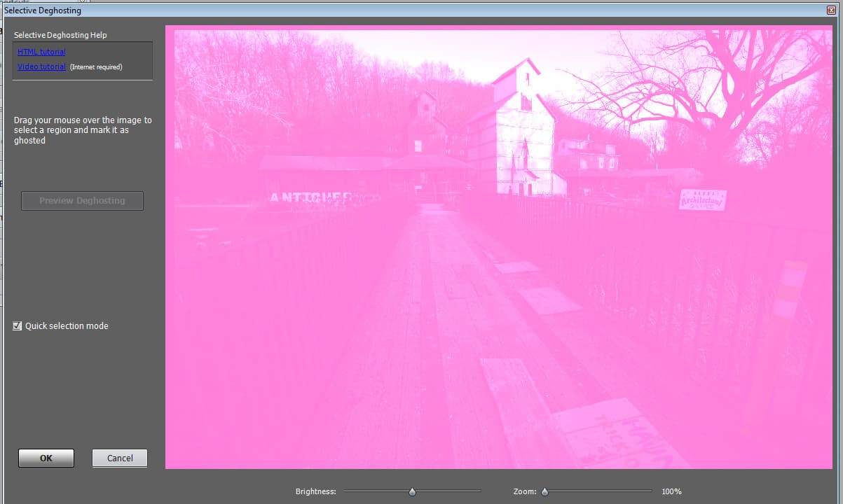 Photomatix Pink Screen Problem f64 Academy