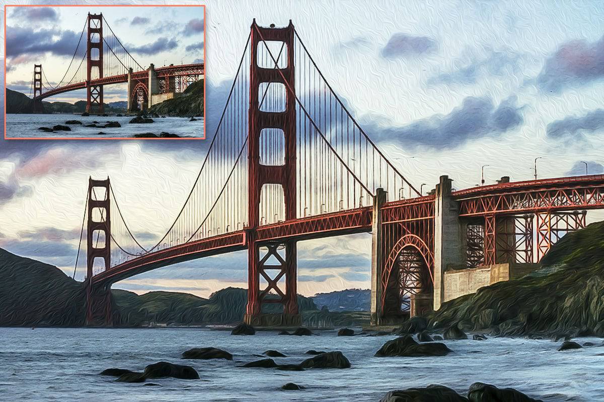 How to Use the Oil Paint Filter in f64 Academy