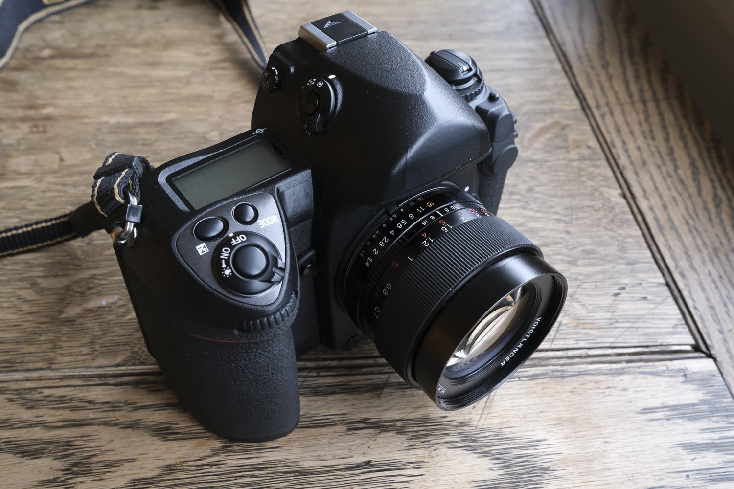 F6 with Voigtlander 58mm f1.4 Nokton Lens Nikon F6 Project