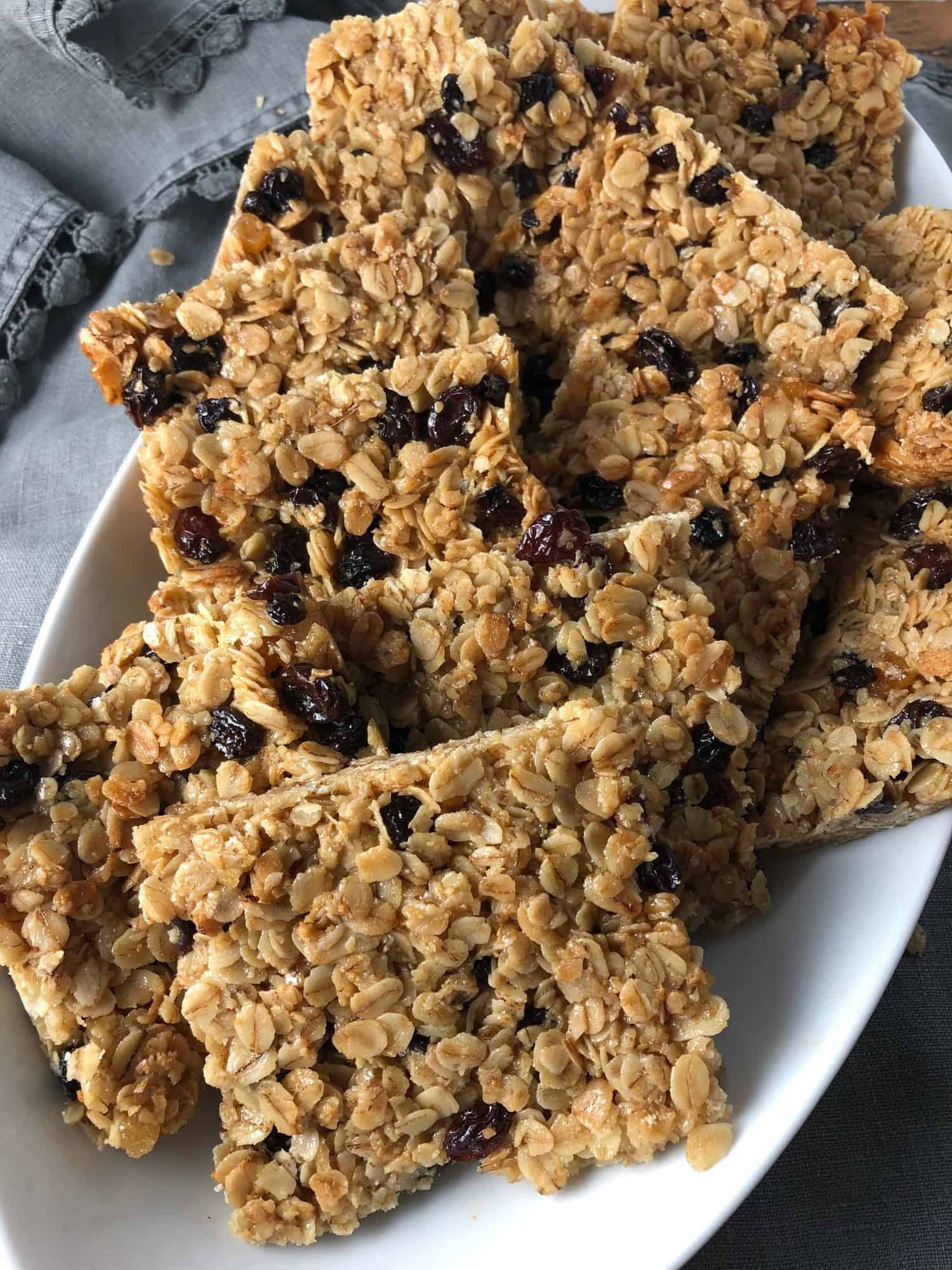 Easy Quick Chewy Flapjacks with golden syrup The Real Meal Deal